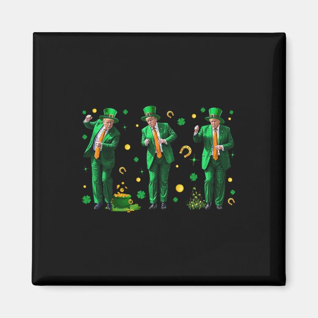 Imán Danzando a Trump el Día de San Patricio (Frente)
