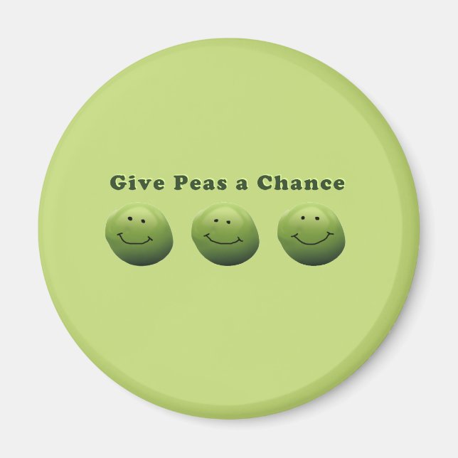 Imán Dar a Peas una oportunidad (Frente)