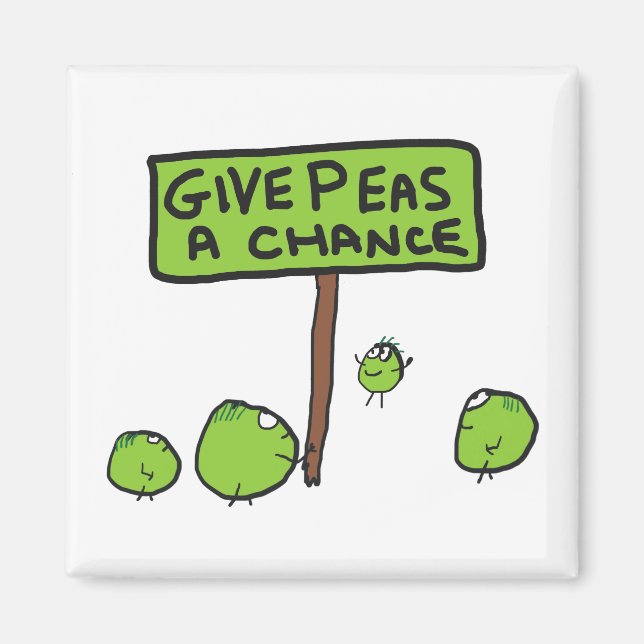 Imán Dar A Peas Una Oportunidad (Frente)