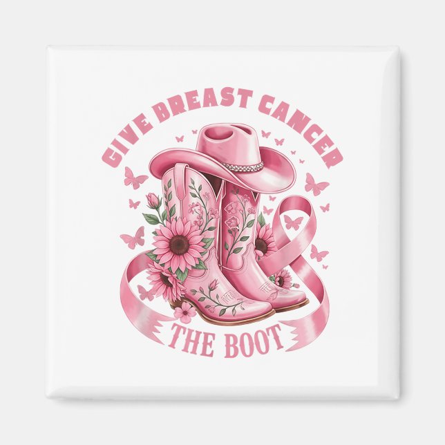 Imán Dar Cáncer De Mama El Awarene Del Cáncer De Vaquer (Frente)