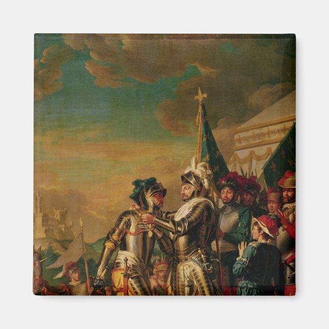 Imán Dar la cadena de la Orden de San Miguel (Frente)