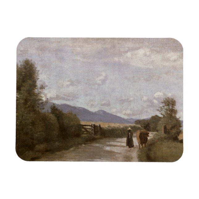 Imán Dardagny, Morning, c.1853 (aceite sobre lienzo) (Horizontal)