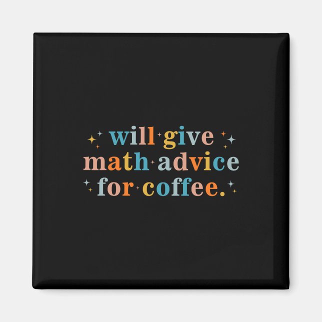 Imán Daré consejos de matemáticas por café Matemáticas  (Frente)