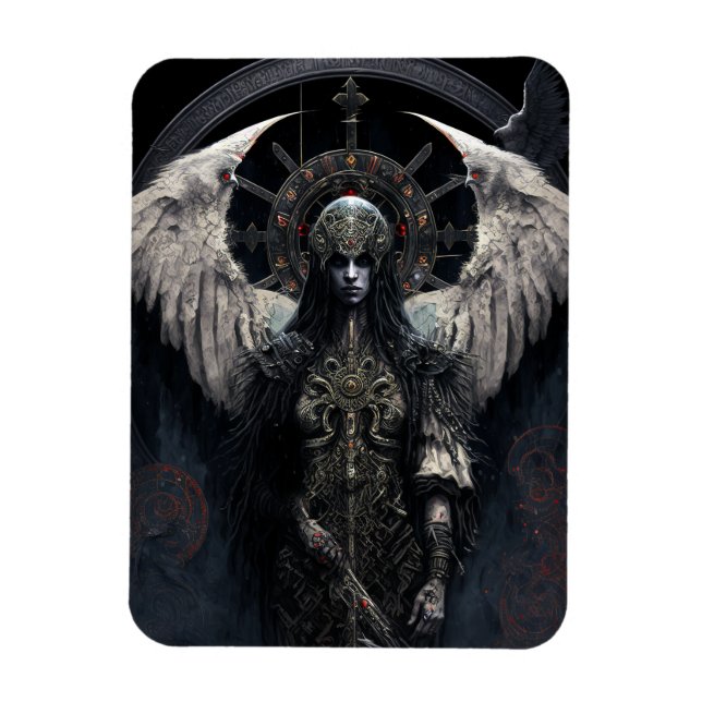 Imán Dark Angel Gothic Fantasy Art (Vertical)