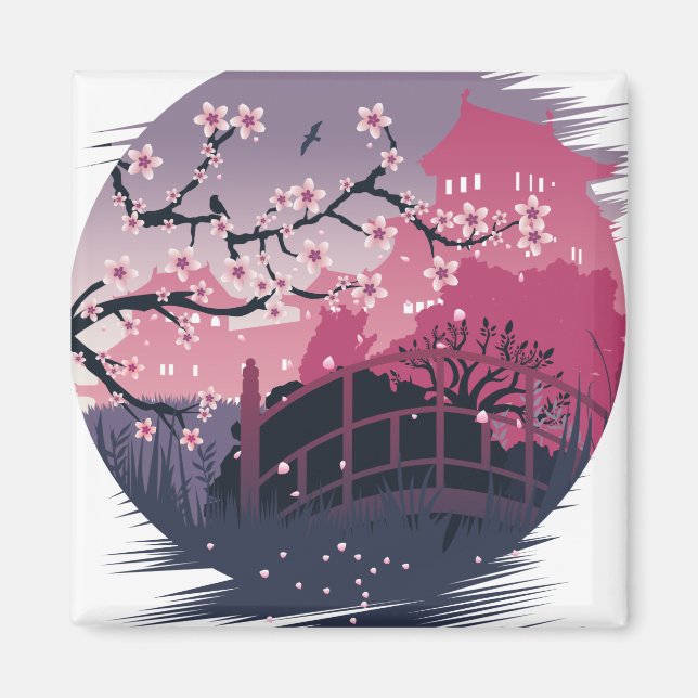 Imán Dark Blossom (Frente)