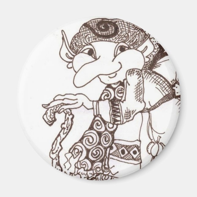 Imán Dark Faerie Baba (Frente)