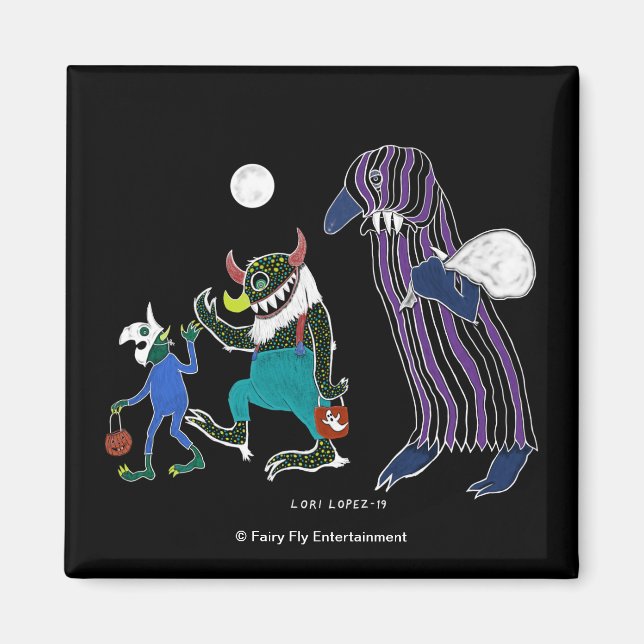 Imán Darkverse: Las horas de la sombra | Halloween Haik (Frente)