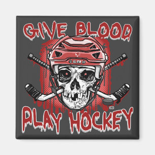 Imán Darle rojo al hockey sobre sangre