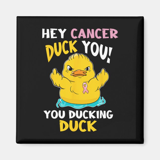 Imán Darling Duckie - Guerrero del Cáncer de Mama (Frente)
