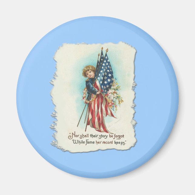 Imán Darling Vintage Americana Design (Frente)