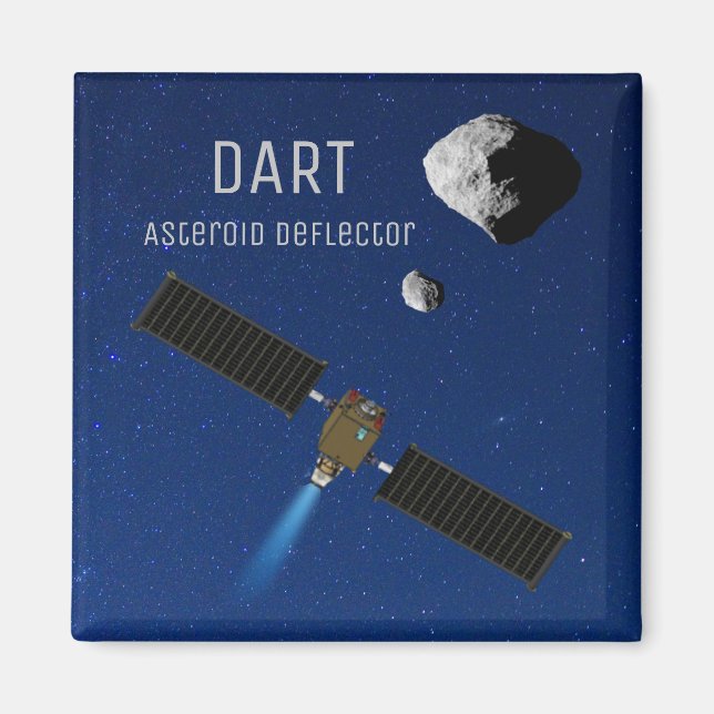 Imán DART Asteroide Deflectando la nave espacial (Frente)