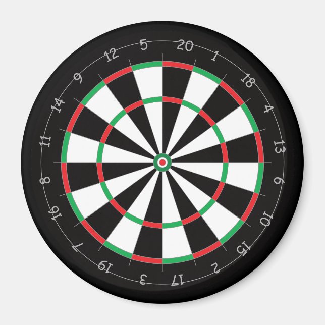 Imán Darts Target para los Geeks Nerd (Frente)