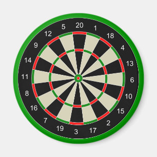 Imán darttarget_Vector_Clipart DARTS DARTBOARD TARGET