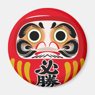 Imán Daruma (encanto tradicional japonés de buena suert
