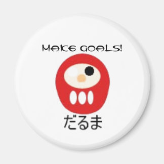 Imán daruma, ¡Haz los objetivos!
