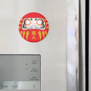 Imán Daruma japonés (Sin ojos)