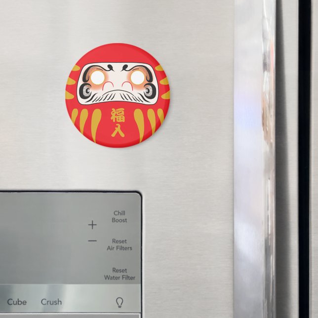 Imán Daruma japonés (Sin ojos) (In situ (nevera))
