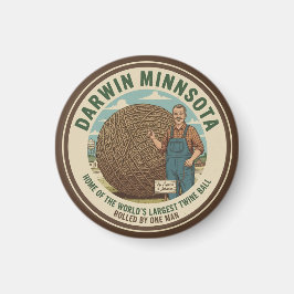 Imán Darwin, Minnesota Twine Ball Magnet