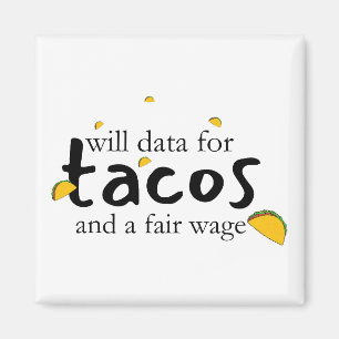 Imán Datos sobre los tacos y un salario justo