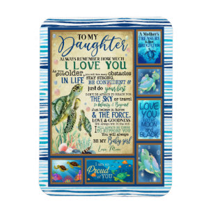 Imán Daughter Gift Carta A Mi Hija De Mamá