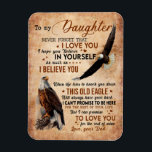 Imán Daughter Gift | Letter To My Daughter From Dad<br><div class="desc">Daughter Gift | To My Daughter Never Forget That I Love You</div>