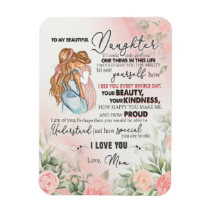 Imán Daughter Gift   Letter To My Daughter From Mom