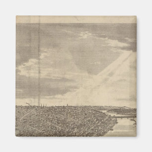 Imán Davenport, Iowa, visto desde el sudoeste