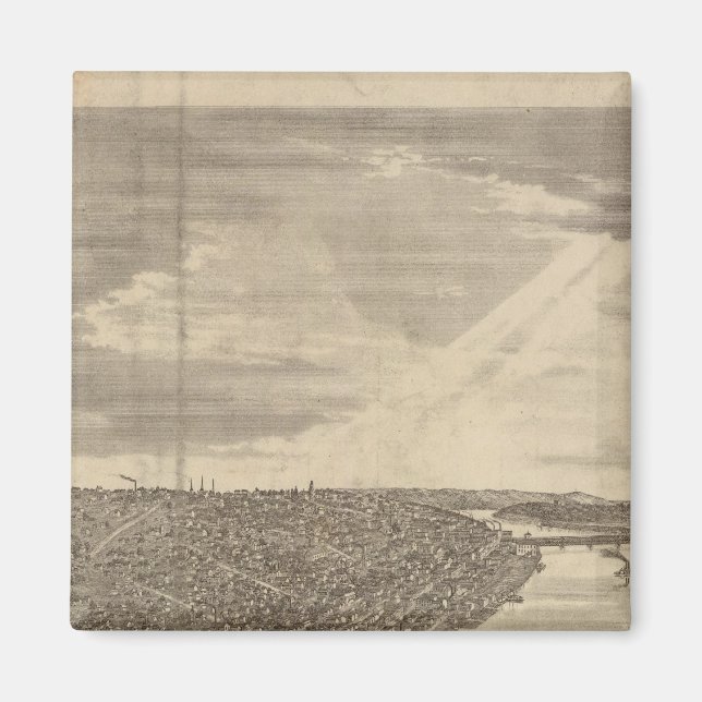 Imán Davenport, Iowa, visto desde el suroeste (Frente)