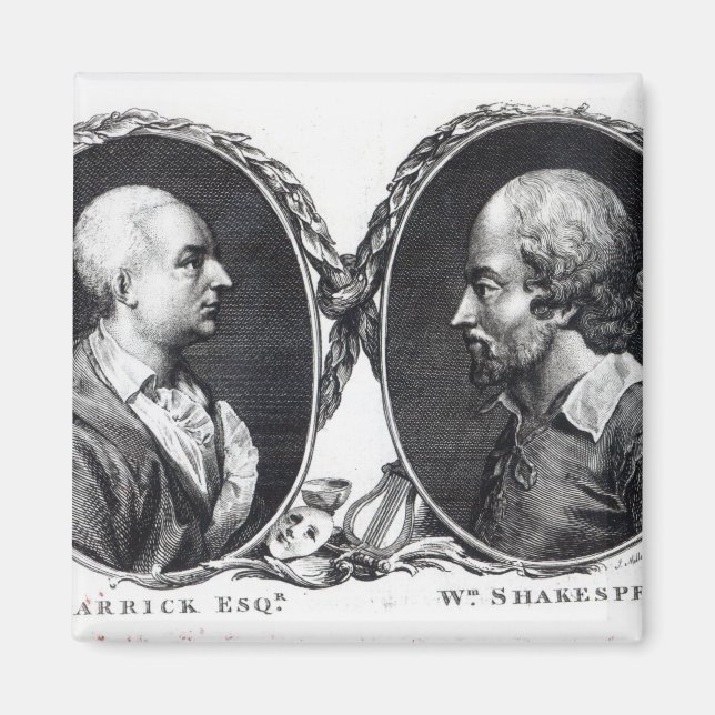 Imán David Garrick y Shakespeare (Frente)