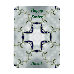 Imán DAVID ~ Pascua verde y azul