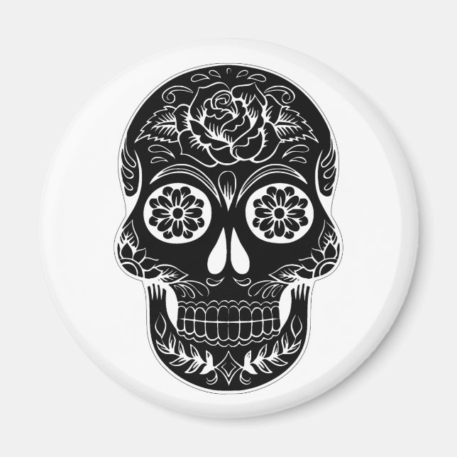 Imán Day of the Dead Skull (Frente)