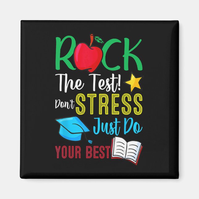 Imán Day Rock The Test Teacher Testing Day 2 (Frente)