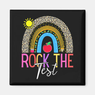 Imán Day Rock The Test Teacher Testing Day Leopard Rain