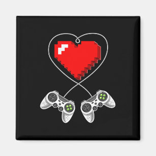 Imán Day Video Game Controller Heart Gamer Gift Boys 1