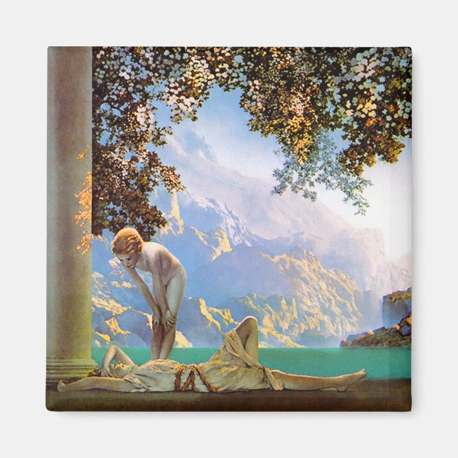 Imán Daybreak - por Maxfield Parrish (Frente)