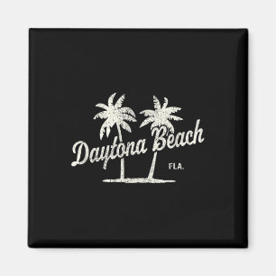 Imán Daytona Beach Florida Viñeta 70 Palm Trees Graph