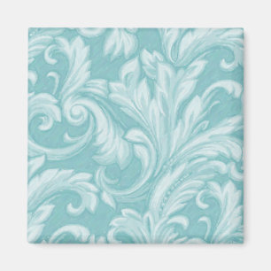 Imán Dazzling Damask, Aqua