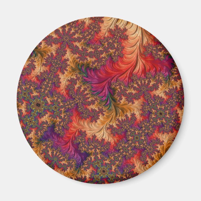 Imán Dazzling Fractal (Frente)