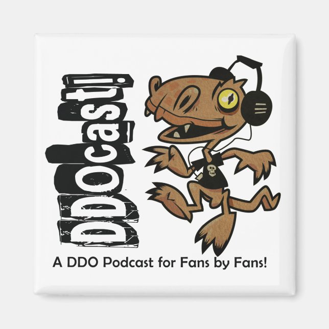 Imán DDOcast Snagz Mascot Magnet (Frente)