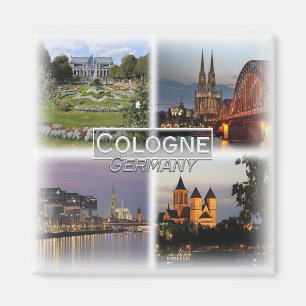Imán DE0102 Europa, Alemania, Colonia, Fridge