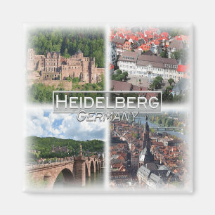 Imán DE0103 Europa, Alemania, Heidelberg, Fridge