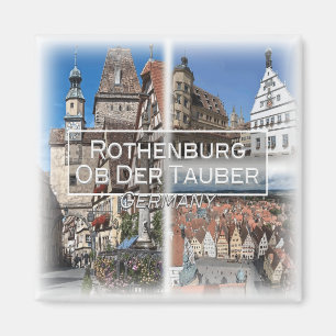 Imán DE0110 Europa, Rothenburg Ob Der Tauber, Fridge