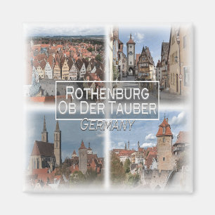 Imán DE0113 Europa, Alemania, Rothenburg ob der Tauber,