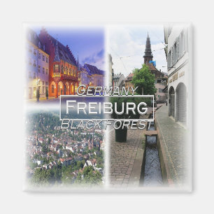 Imán DE0116 Europa, Alemania, Selva Negra, Friburgo,