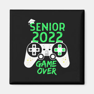 Imán De 2022 Videojuego Superior Gamer Escolar Verde