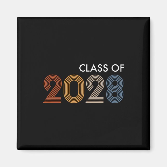 Imán De 2028 Grado De Futuro De La Escuela Superior Uni (Frente)