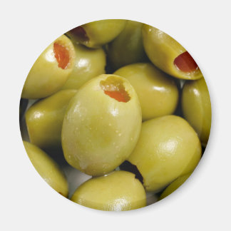 Imán de aceitunas verdes