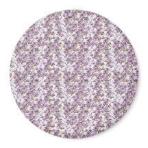 Imán de Acuarela Floral Lavanda