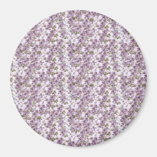 Imán de Acuarela Floral Lavanda