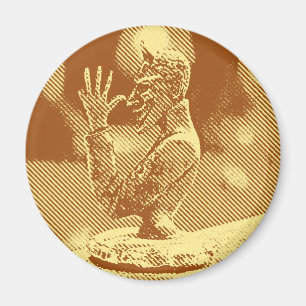 Imán de adorno de casco antiguo